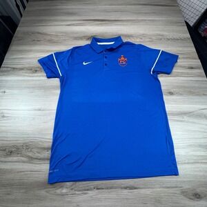 Nike Dri Fit FC Cincinnati Polo Shirt Men Large Blue Soccer Athletic